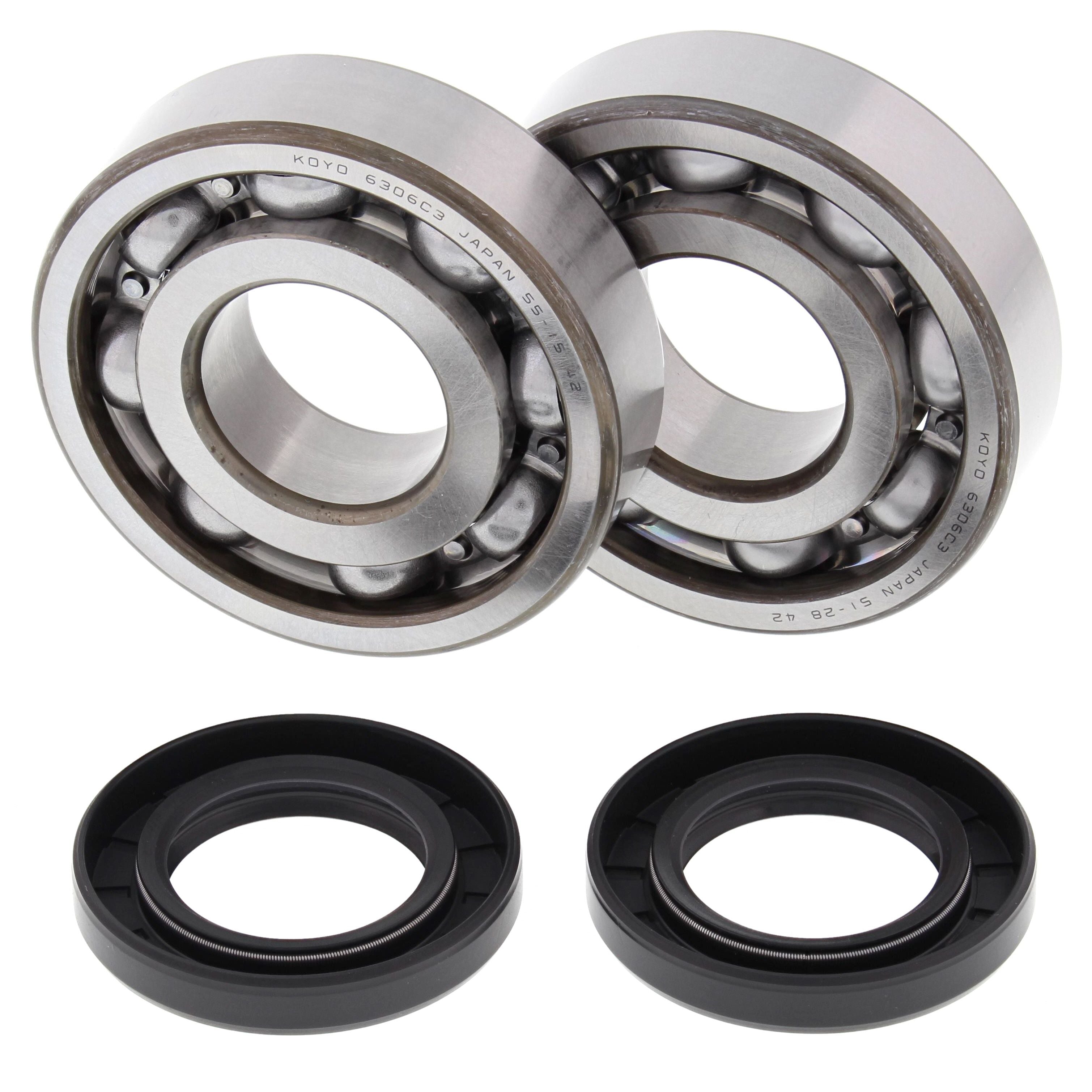 All Balls Crank Shaft Mains Bearings & Seals Kit For Kawasaki KX 500 1983-2004